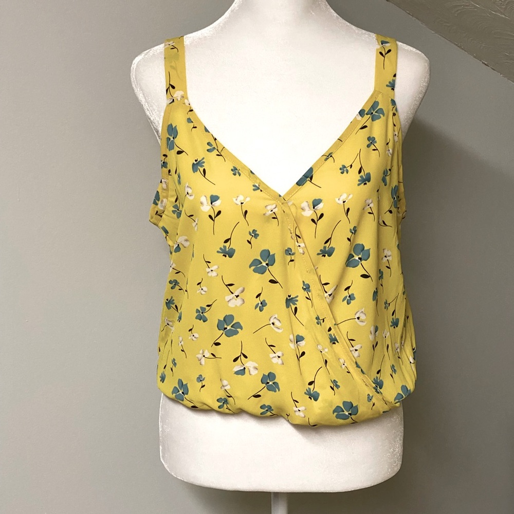 VANILLA SKY Yellow Tank Top
